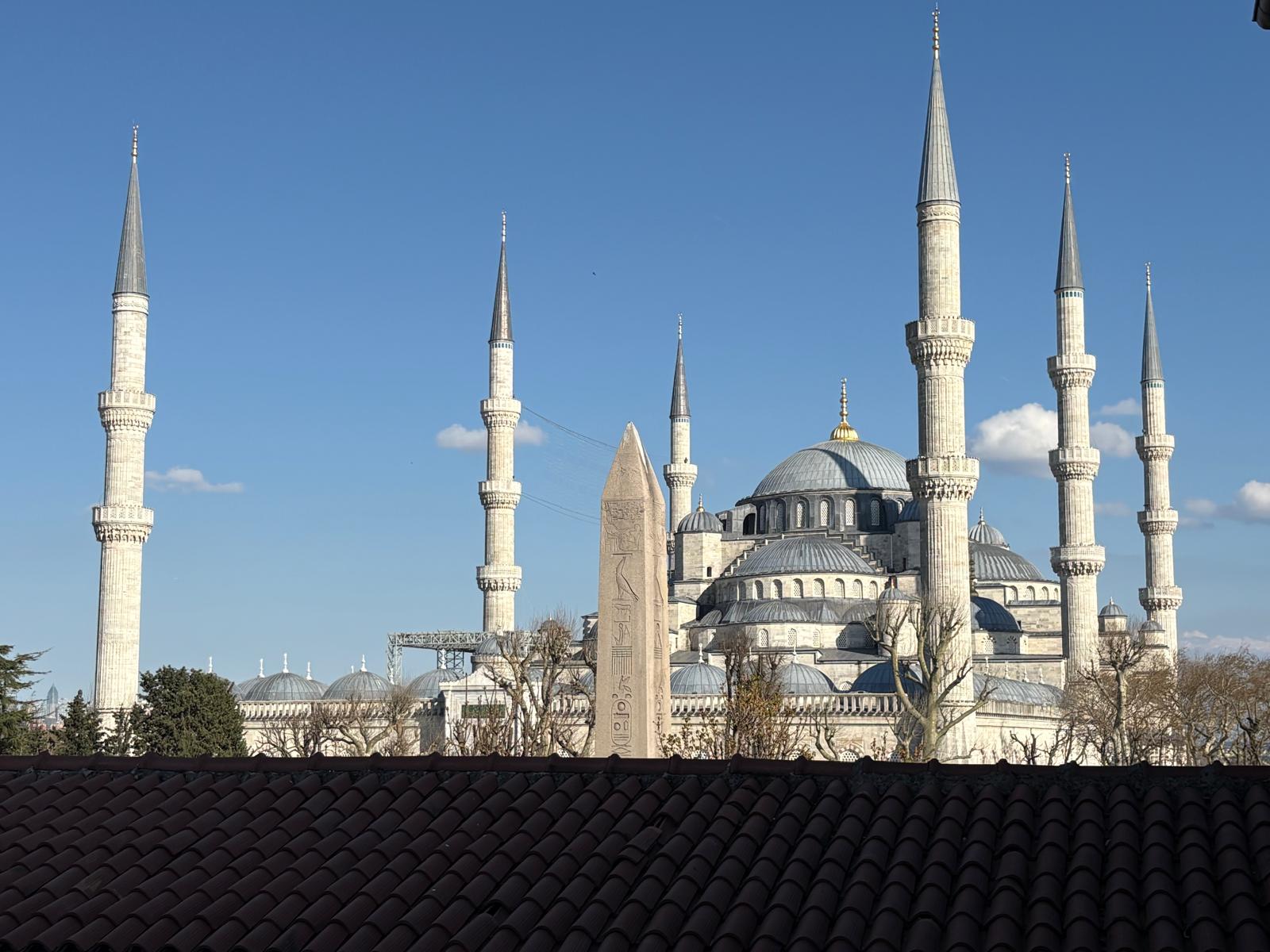 Moschee in Istanbul von außen