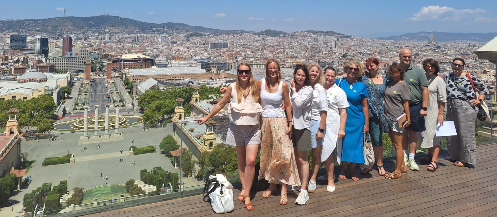 Erasmus+-Gruppe in Barcelona