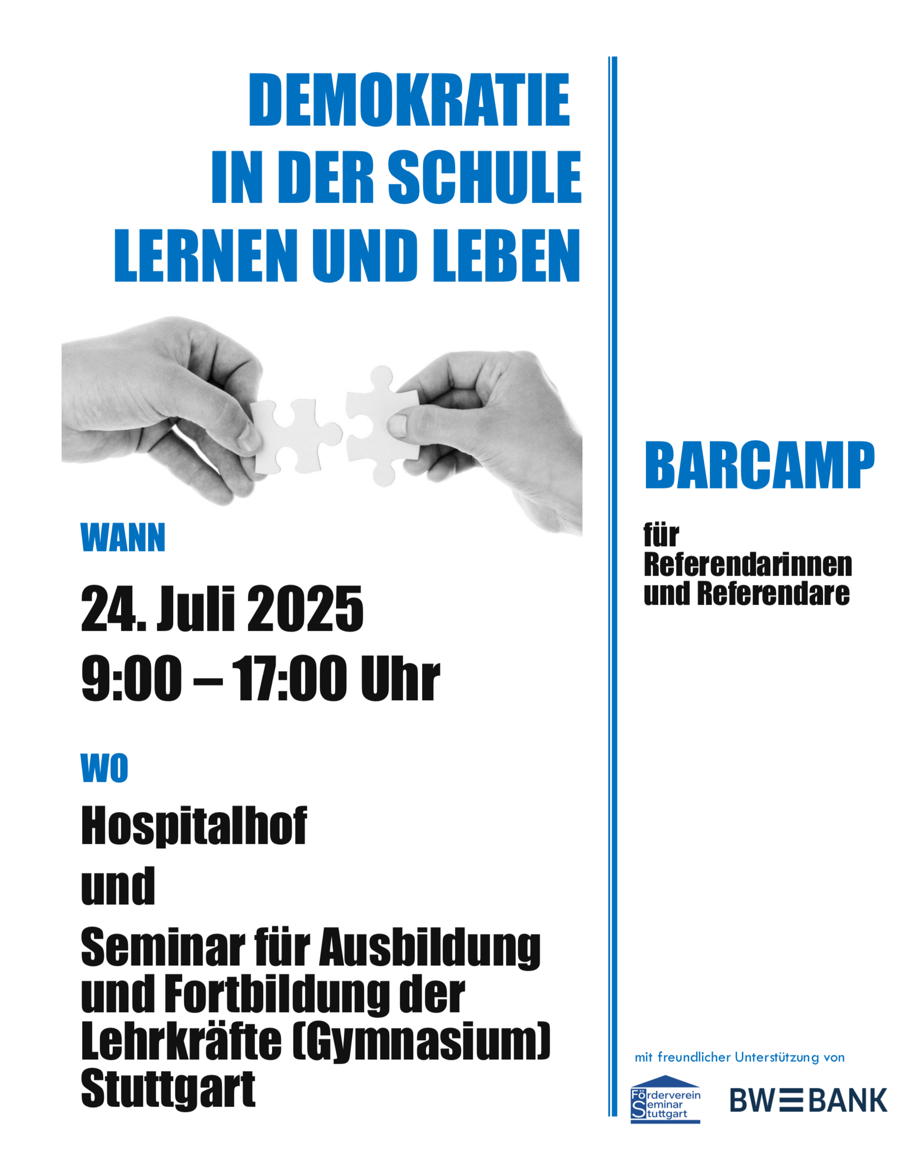 Flyer Barcamp 2025