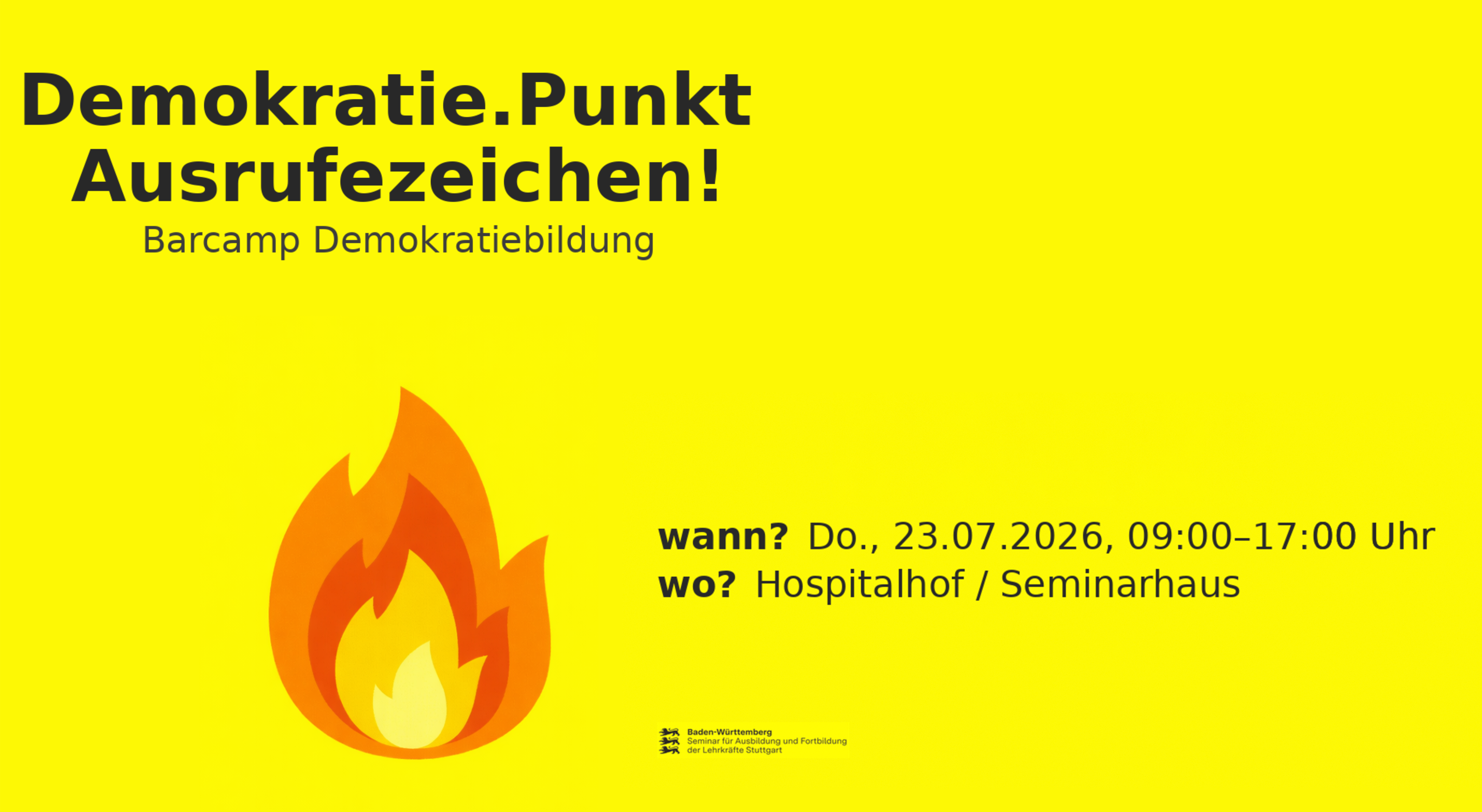 BarCamp Demokratiebildung 23.7.2026